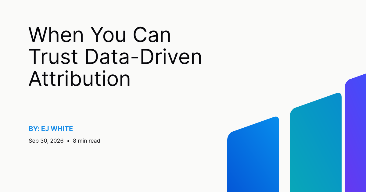 When You Can Trust Data-Driven Attribution